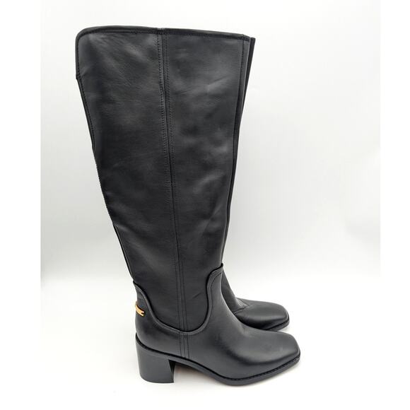 27 Edit Naturalizer Edda Knee High Boots Side Zip Women's Black Size US7.5 EU38 - Picture 3 of 16